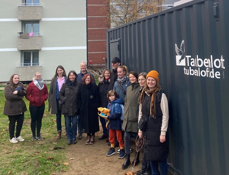 Foto: „Stadttauben Lüneburg e.V.“ eröffnen Taubenschlag