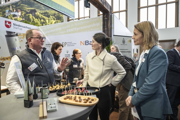 Landwirtschaftsministerin Miriam Staudte bei der Grünen Woche