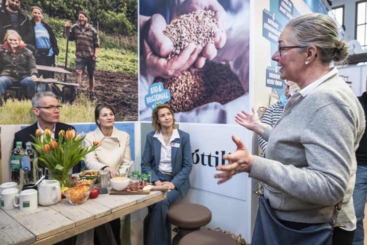 Landwirtschaftsministerin Miriam Staudte bei der Grünen Woche